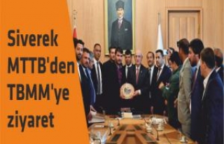 Siverek MTTB'den TBMM'ye ziyaret