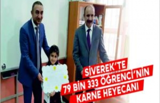 Siverek'te 79 bin 333 Öğrenci'nin Karne Heyecanı