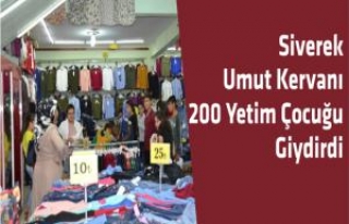 Siverek Umut Kervanı 200 yetim çocuğu giydirdi