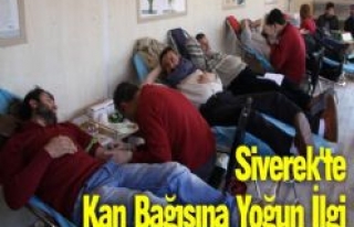 Siverek'te Kan Bağışına Yoğun İlgi