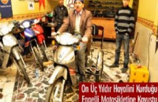 Hayalini Kurduğu Motosiklete Kavuştu