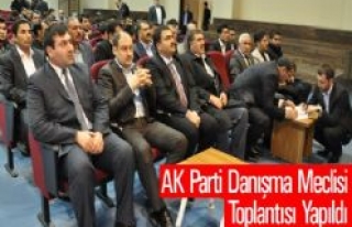 AK Parti İlçe Danışma Meclis Toplantısı Yapıldı