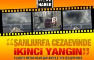 Şanlıurfa Cezaevi'nde yangın