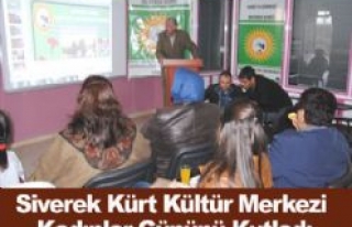 Siverek Kürt Kültür Merkezi Kadınlar Gününü...
