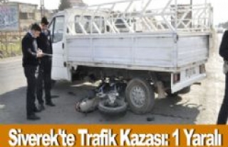 Siverek'te Trafik Kazası: 1 Yaralı