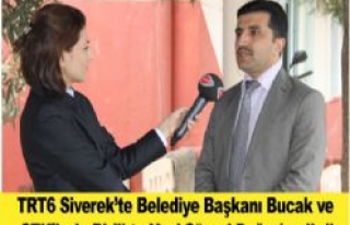 TRT6 Ekibi Siverek'te Bazı Çekimler Gerçekleştirdi