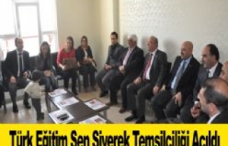 Türk Eğitim Sen Siverek Temsilciliği Açıldı