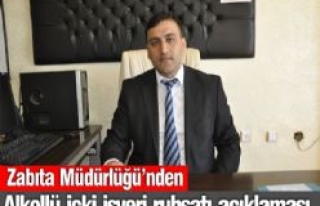 Zabıta Müdürlüğü'nden Alkollü İçki İşyeri...