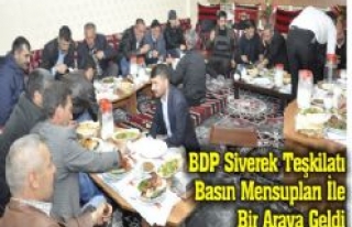 BDP Siverek Teşkilatı Basın Mensupları İle Bir...