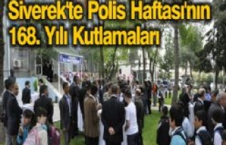 Siverek'te Polis Haftası’nın 168. Yılı...