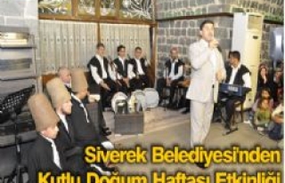 Siverek Belediyesi'nden Kutlu Doğum Haftası...