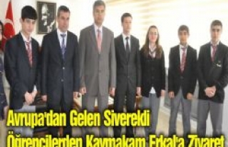 Avrupa'da Staj Yapan Siverekli Öğrencilerden...