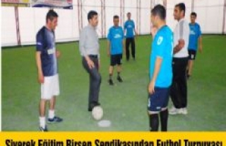 Eğitim-Bir-Sen'den Kurumlar Arası Futbol Turnuvası