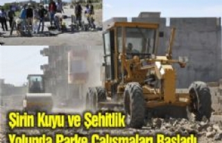 Şirinkuyu ve Şehitlik Yolunda Parke Çalışmaları...