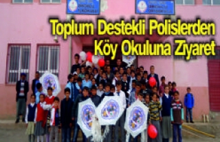 Toplum Destekli Polislerden Köy Okuluna Ziyaret 