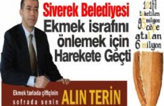 Siverek Belediyesi Ekmek İsrafı İçin Harekete...