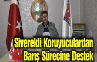 Siverekli Koruyuculardan Barış Sürecine Destek