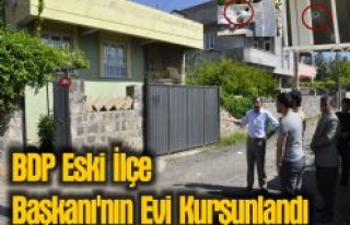 BDP Eski İlçe Başkanı'nın Evi Kurşunlandı...