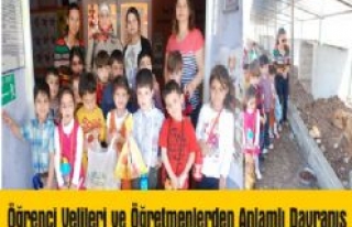 Öğrenci Velileri ve Öğretmenlerden Anlamlı Davranış...