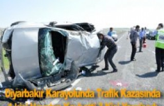 Meydana Gelen Trafik Kazası Sonucu 3 Yaralı 1 Ölü