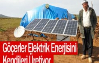 Göçerler Elektrik Enerjisini Kendileri Üretiyor