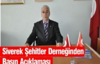 Siverek Şehitler Derneğinden Basın Açıklaması...