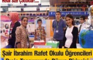 Şair İbrahim Rafet Okulu Öğrencileri Proje Tasarımında...