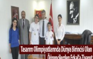 Dünya Birincilerinden Kaymakam Erkal'a Ziyaret...