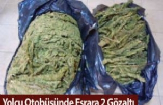 Yolcu Otobüsünde Esrara 2 Gözaltı