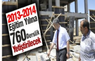 2013-2014 Eğitim Yılına 760...