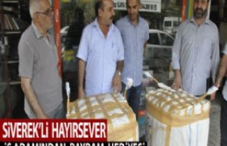 Siverekli İşadamından Bayram Hediyesi