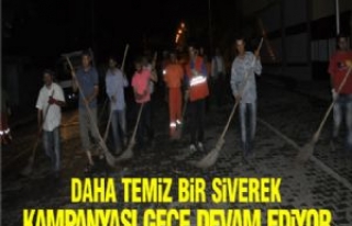 Daha Temiz Bir Siverek Kampanyası Gece Devam Ediyor...