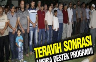 Teravih Sonrası Mısır'a Destek Programı