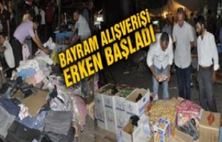 Bayram Alışverişi Erken Başladı