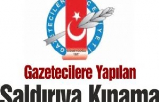 GDG Cemiyetinden Gazetecilere Yapılan Saldırıya...