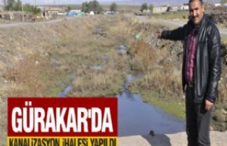 Gürakar'da Kanalizasyon İhalesi Yapıldı