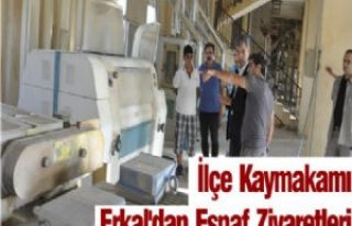 İlçe Kaymakamı Erkal'dan Esnaf Ziyaretleri