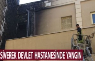 Siverek Devlet Hastanesinde Korkutan Yangın