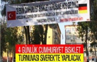 4 Günlük Cumhuriyet Bisiklet Turu Siverek'te...