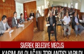 Belediye Meclisi Kasım Ayı Olağan Toplantısı...