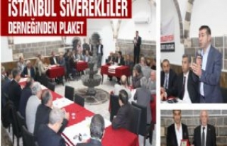 İstanbul Siverekliler Derneğin'den Plaket Töreni