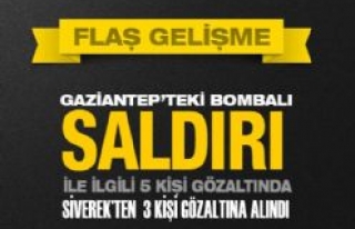 Gaziantep saldırısında flaş gelişme! Siverek'te...