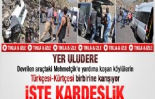 Şırnak'ta askerlerin bulunduğu minibüs şarampole...