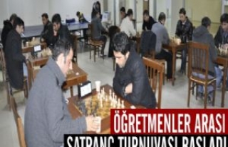 Öğretmenler Arası Satranç Turnuvası Başladı