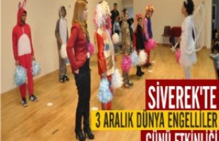 Siverek'te 3 Aralık Dünya Engelliler Günü...