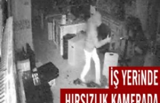 İş Yerinde Hırsızlık Kamerada