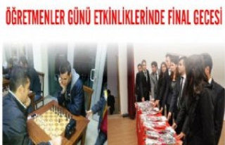 Öğretmenler Günü Etkinliklerinde Final Gecesi
