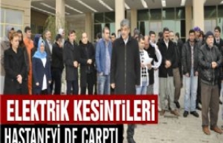 Elektrik Kesintileri Hastaneyi De Çarptı