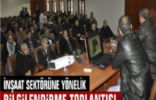 İnşaat Sektörüne Yönelik Bilgilendirme Toplantısı