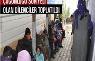 Çoğunluğu Suriyeli Olan Dilenciler Toplatıldı...